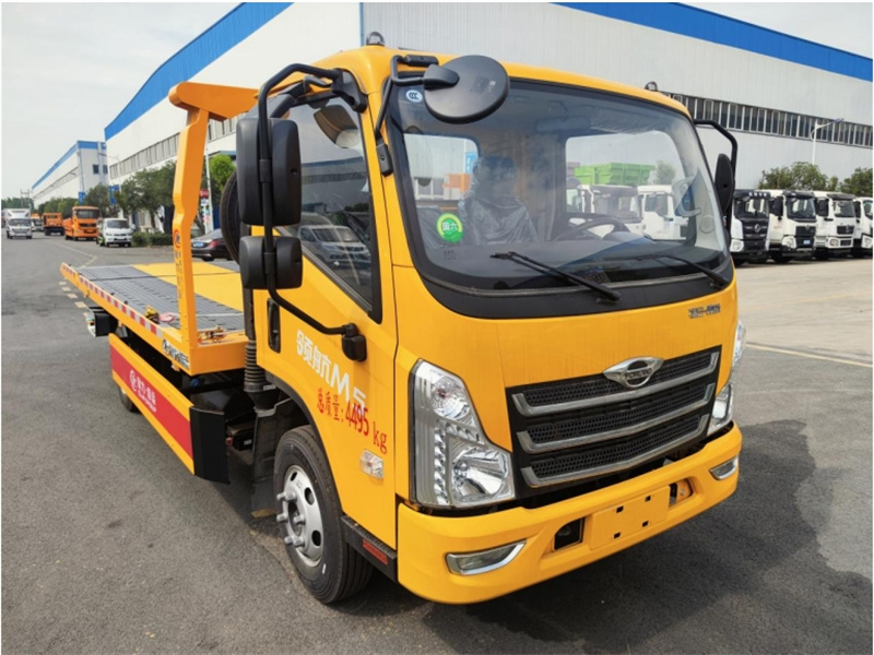 國六福田領航藍牌清障車