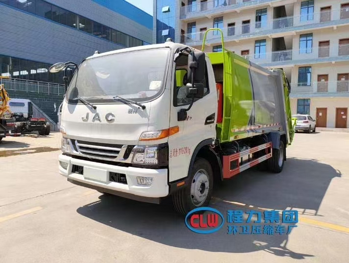 國六8立方江淮V7 壓縮垃圾車